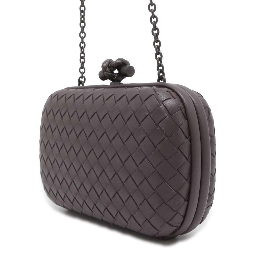 Bottega Veneta Shoulder Clutch Chain Knot Intrecciato Bag